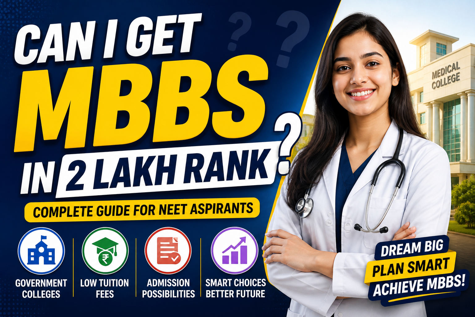 Can I Get MBBS in 2 Lakh Rank